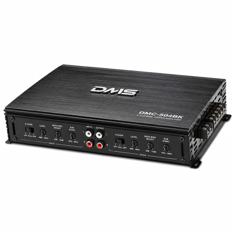 آمپلیفایر ۴ کانال خودرو دیاماس DMS مدل DMC-504 BK
